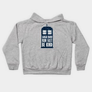 Laugh Hard - Run Fast - Be Kind 2 Kids Hoodie